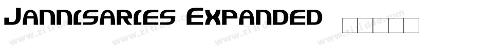Jannisaries Expanded字体转换